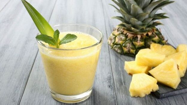 pineapple smoothie sa isang blood type diet