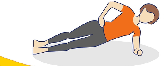 side plank para sa pagbaba ng timbang